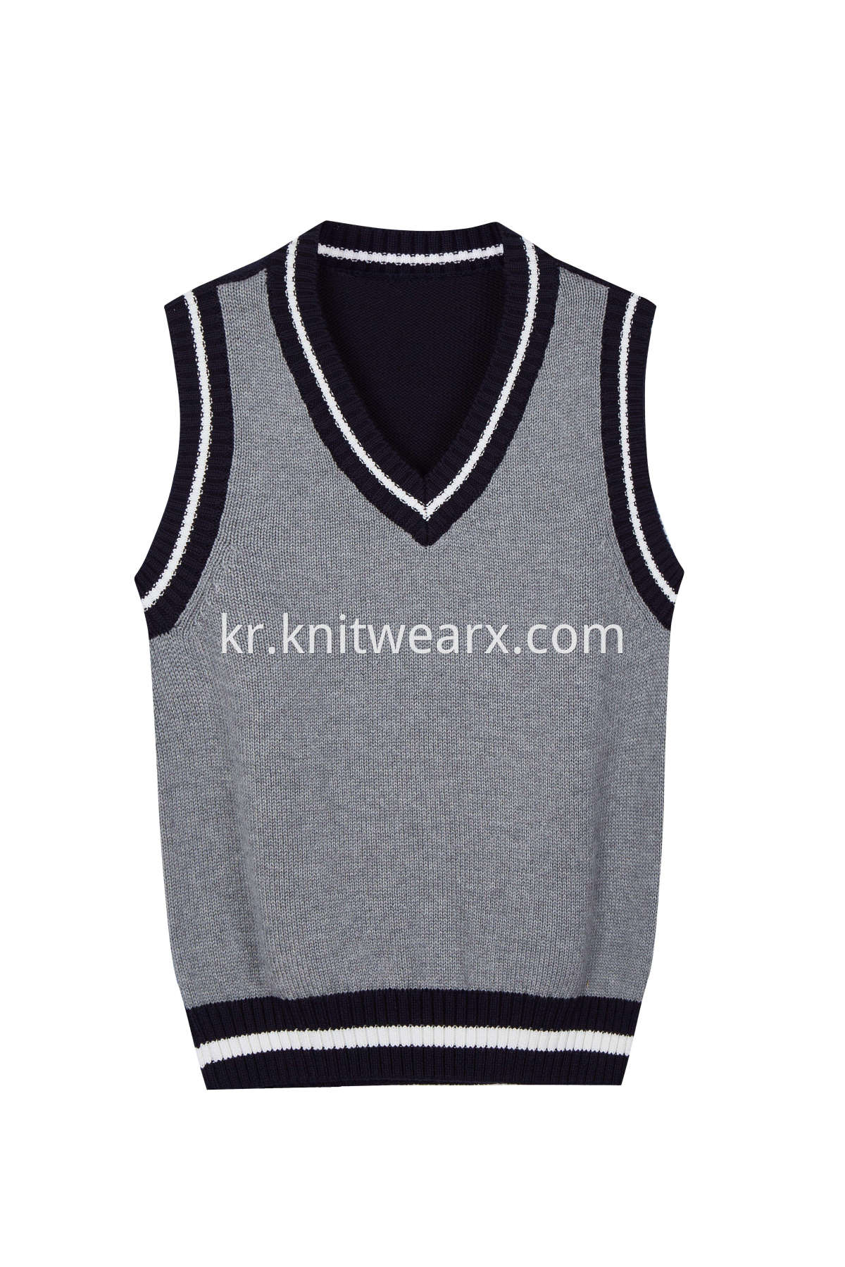 Kids's Sweater Vest Cotton V-Neck School Uniform Pullover Sweater